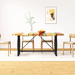 Maison Chic Table de salle à manger,Table à dîner Bois de récupération massif 180 cm -GKD72732