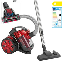 Aspirateur Cyclonique sans Sac, filtre HEPA, Classe Énergétique A, 700, Rouge, Clatronic, BS 1308 P