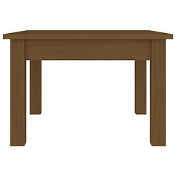 Acheter ComfortXL Table Basse Marron Miel 45x45x30 Cm Bois Massif De Pin