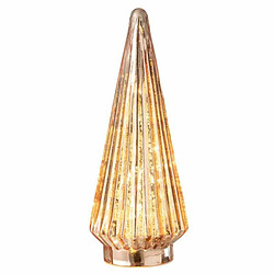 Paris Prix Sapin de Noël en Verre Led 34cm Rose