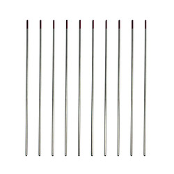 10 Pcs Tig Soudage Aiguille De Tungstène Tungstène Électrode Tige 150mm 2.0mm