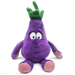 Universal Poupée en peluche douce, fruits, légumes, aubergines, peluche 26 cm