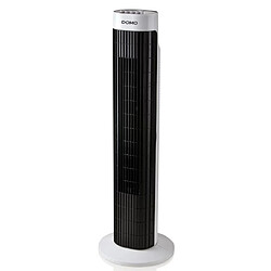 DOMO Ventilateur tour 77 cm 45 W Noir DO8125