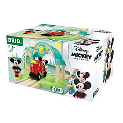 DISNEY Brio Gare a enregistreur vocal - Mickey Mouse - Accessoire pour circuit de train en bois - Ravensburger - Des 3 ans - 32270