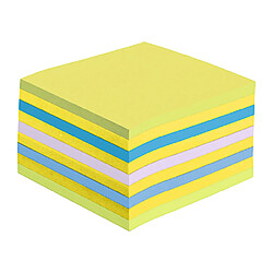 Bloc-cube couleurs néon bleu Post-it 76 x 76 mm - 450 feuilles