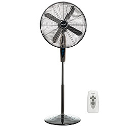 Gerlach Presse Gerlach Ventilateur sur pied 70W Circulateur d'air - 45 cm - 3 vitesses - Design métal - Puissant