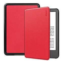 Etui en PU ENKAY anti-chute, avec fonction veille/réveil automatique pour votre Amazon Kindle Paperwhite 11th Gen (2022) - rouge