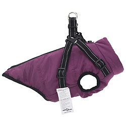 Avis vidaXL Manteau pour chiens avec harnais imperméable réfléchissant 2XL