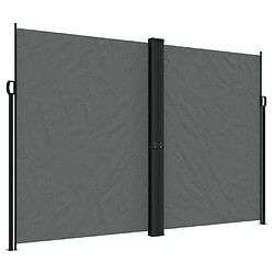 Maison Chic Auvent latéral rétractable | Store latéral | Brise-vue latéral anthracite 220x600 cm -GKD97486