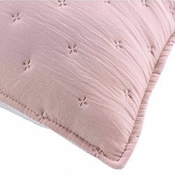 Avis Paris Prix Housse de Coussin Mellow 60x60cm Rose & Blanc