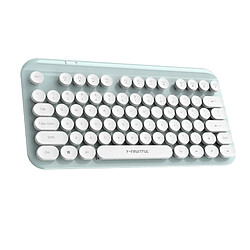 Mini Clavier Bluetooth Sans Fil Multifonction Portable 2.4G pour Ordinateur Portable Bleu