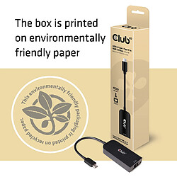 Avis Club 3D CLUB3D CAC-1520 adaptateur et connecteur de câbles USB C Ethernet Noir