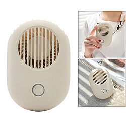 Mini Ventilateur électrique Extérieur Sans Lame Avec Collier De Chargement USB Ventilateur Blanc pas cher