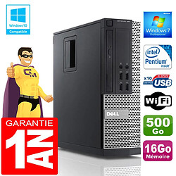 PC DELL 990 SFF Intel G840 Ram 16Go Disque 500 Go Wifi W7 - Occasion