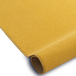 RUGSX TAPIS - MOQUETTE ETON jaune 100x500 cm