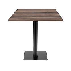 Restootab Table 70x70cm - modèle Milan T chêne montagne