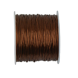 50 Verges De Cristal Chaîne Extensible Polyester Cord Rouleau Jewelry Making DIY Brown