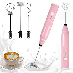 Universal Batteur électrique à main de lait avec chargeur USB, fabricant de bulles, batteur de balayage pour café, cappuccino, acier inoxydable.