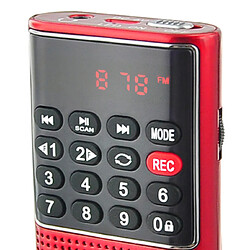 Avis Universal Radio portable portable numérique FM USB TF lecteur MP3 récepteur radio DC 5V 0.5A haut-parleur avec magnétophone