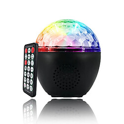 Universal 16 couleurs Haut-parleur Bluetooth Disco Ball Mini Musique Musique Audio Scène Contrôle Télécommande Portable Personne de club