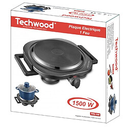 Avis Techwood Plaque électrique chauffante 1 Foyer 1500 W Protection contre la surchauffe Noire