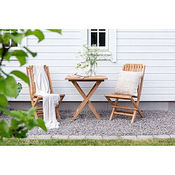 Venture Home Table de jardin pliante en teck 70 x 70 cm Kenya.