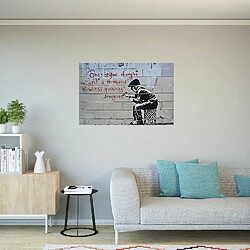 EPIKASA Impression sur Toile Banksy Diogenes Quote