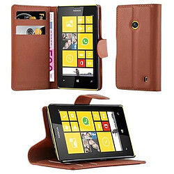 Cadorabo Coque Nokia Lumia 520 / 521 Etui en Brun