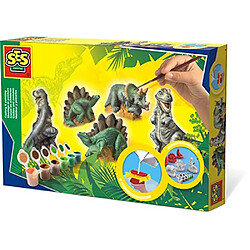 SES Creative Kit de moulage et de peinture en plâtre de dinosaures créatifs SES