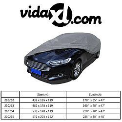 vidaXL Housse de voiture Tissu non-tissée Taille M pas cher