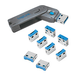 LogiLink Verrou de sécurité USB, 1 clé / 8 verrous ()