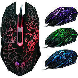 Souris gamer filaire Souris de Jeu avec 6 boutons