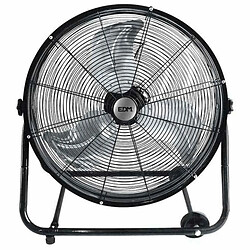 Ventilateur de Sol EDM 33933 Noir 180 W Ø 60 cm Ø 60 x 70 cm Avec des roues