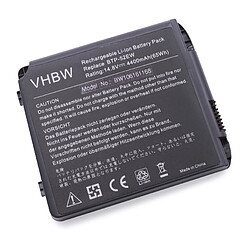 Vhbw Batterie LI-ION 4400mAh 14.8V noir compatible pour FUJITSU-SIEMENS remplace BTP-52EW / BTP-89BM / BTP-90BM / 90.NBI61.001 / 90.NBI61.011