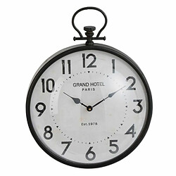 Paris Prix Horloge Murale Design en Métal Kimp 49cm Noir