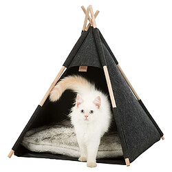 TRIXIE Grotte pour animaux de compagnie Feutre Tipi 55x65x55 cm