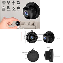 Mini Caméra Surveillance De Sécurité Sans Fil 1080P Hd Ir Vision Nocturne Wi-Fi