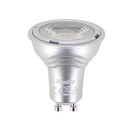 Ampoule Spot LED XANLITE 230 Lumens 2700k GU10 Xanlite - Ampoule LED spot, culot GU10, 4,5W cons. (35W eq.), lumière blanc chaud, angle focalisé - VG35S