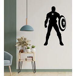 EPIKASA Décoration Murale en Métal Capitan America 2 pas cher