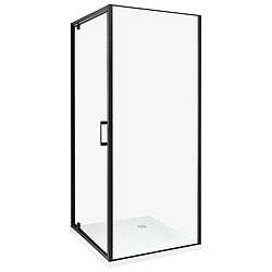 Beliani Cabine de douche DARLI 80 x 80 x 185 cm Noir