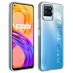 Avizar Coque Realme 8 Pro et 8 Silicone Souple Ultra-Fin Transparent