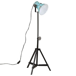 vidaXL Lampadaire 25 W bleu délavé 35x35x65/95 cm E27