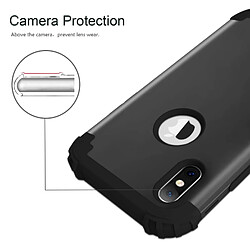 Acheter Wewoo Coque Étui de protection pour PC + Silicone de série Diamond iPhone X Noir