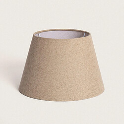 Ledkia Abat-jour de Lampe Tissu Azami Brun clair