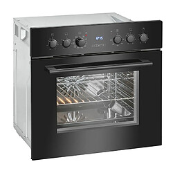 Acheter Cuisinière encastrable 4 plaques vitrocéramique et four 56L noir Bomann EHBC7937-noir