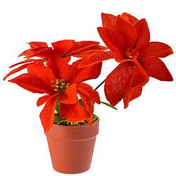 Provence Outillage Poinsettia rouge 20cm la rose de noel