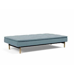 Acheter Inside 75 Canapé design DUBLEXO STEM convertible lit 115*210 cm pieds obus tissu Soft Indigo