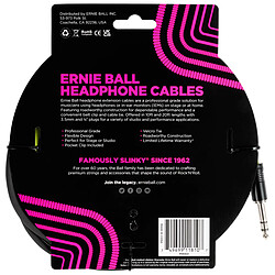 EEB 6422 - Jack vers Mini Jack 3m Ernie Ball