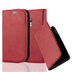 Cadorabo Coque Samsung Galaxy S3 MINI Etui en Rouge