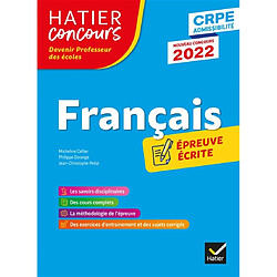 Français : épreuve écrite d'admissibilité : CRPE admissibilité, nouveau concours 2022 - Occasion